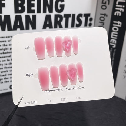 Hand-worn high-grade manicure patches with frosted texture 10 Pieces