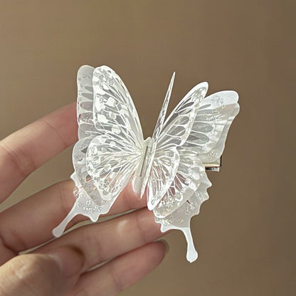 Gentle butterfly hair clip, sweet niche high-end hair accessory