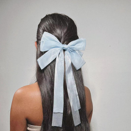 Extra large ribbon bow hair clip high-end ribbon hair accessories