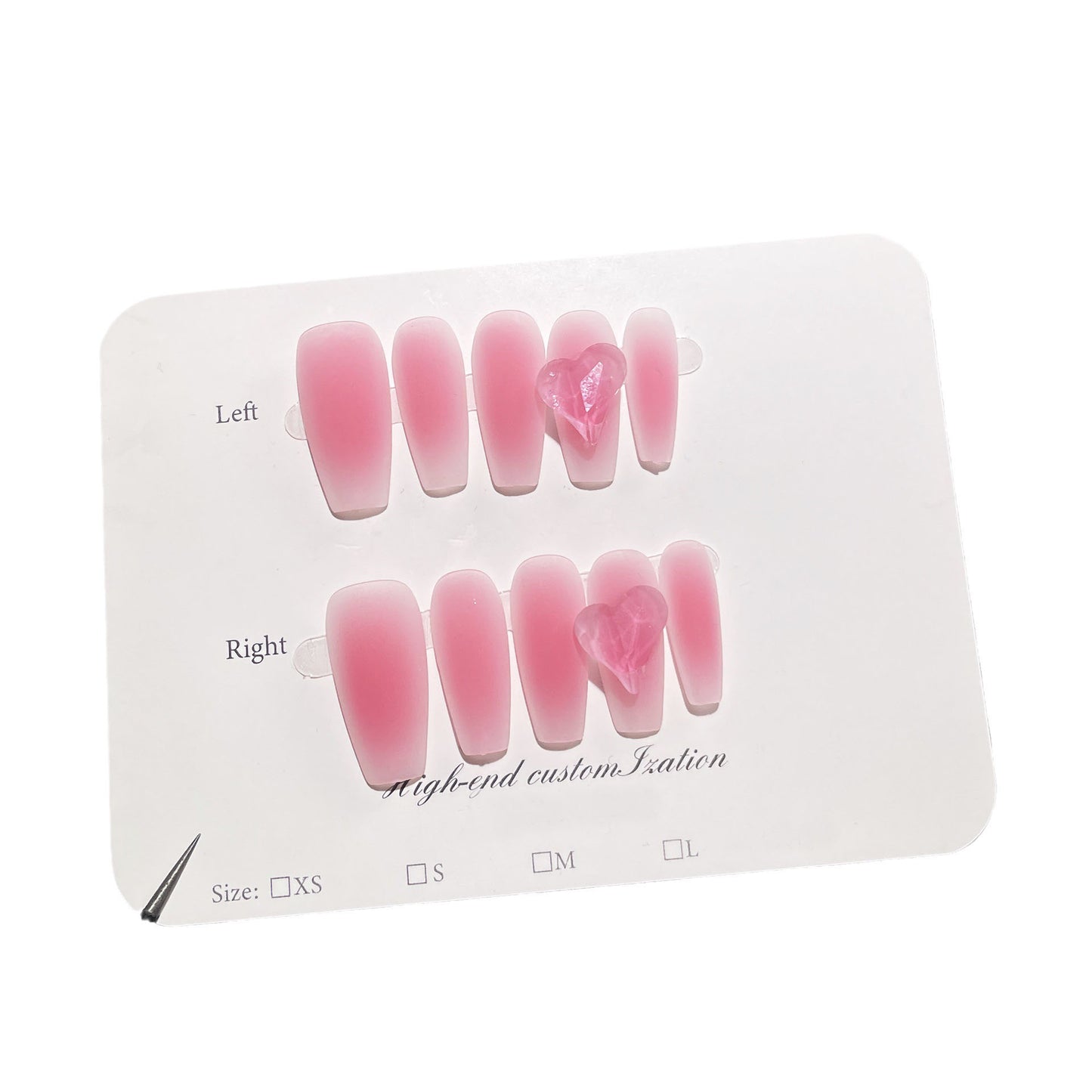 Hand-worn high-grade manicure patches with frosted texture 10 Pieces