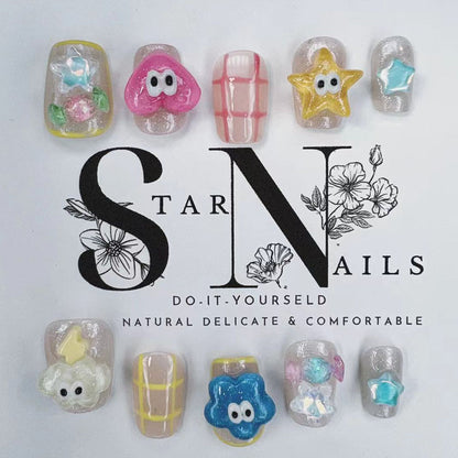 ins cute style manicure 10 Pieces